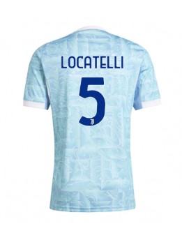 Billige Juventus Manuel Locatelli #5 Bortedrakt 2025-26 Kortermet